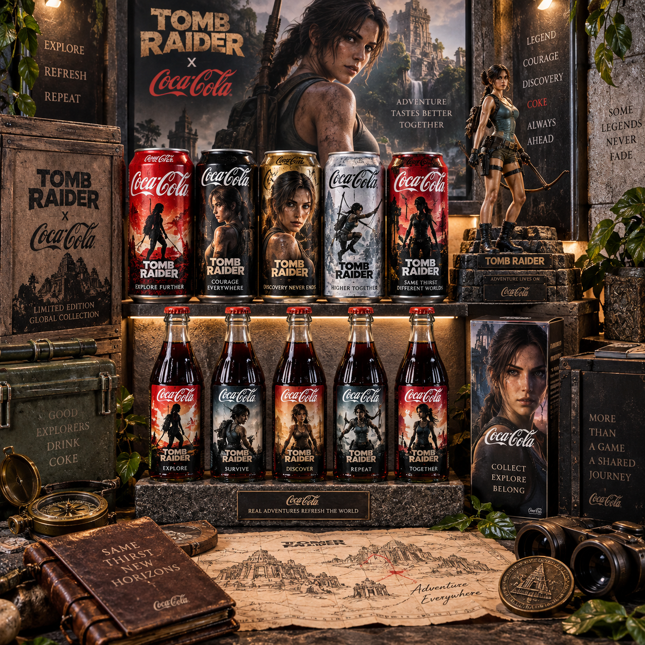 How to Get Limited Edition Tomb Raider Coca-Cola Cans and Bottles